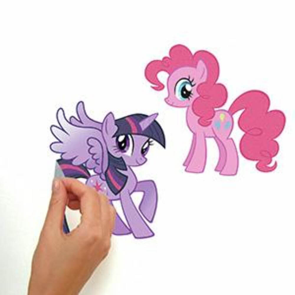 My Little Pony Characters Wall Decals With Glitter – US Wall Decor